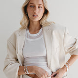 Blanca Bangle Thin - Silver (New Version)