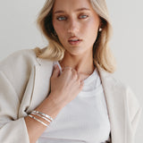 Blanca Bangle Thin - Silver (New Version)