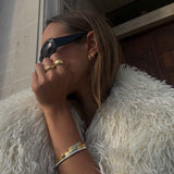 Kelly Ring Thick Band - Gold