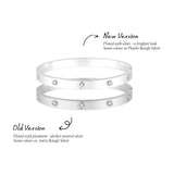 Blanca Bangle - Silver (New Version)