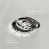 Blanca Bangle Thin - Silver