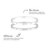 Blanca Bangle Thin - Silver (New Version)
