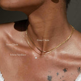 Felicia Necklace Single - Gold