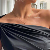 Felicia Necklace Single - Gold