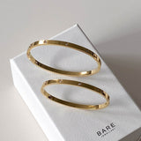 Blanca Bangle Thin - Gold