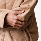 Kelly Ring Thick Band - Gold
