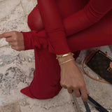 Blanca Bangle Thin - Gold