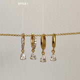 Lou Earrings - Gold