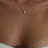 Iriss Necklace Pear - Gold