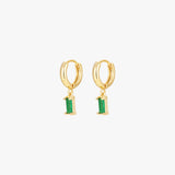 Agni Earrings - Vintage Green