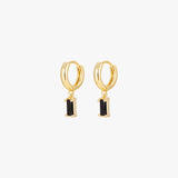 Agni Earrings - Black Onyx