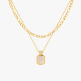 Anke Chain Necklace - Mother Of Pearl