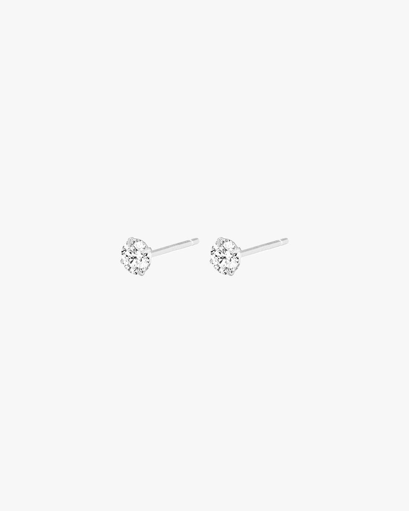 Aoi Studs - Silver