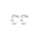 Blanca Hoops - Silver