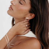 Charlotte Bracelet 3mm - Bright Silver