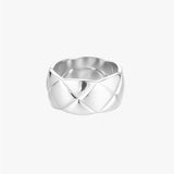 Kelly Ring Thick Band - Silver