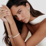 Charlotte Bracelet 3mm - Bright Silver