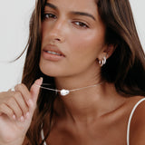 Eloise Necklace - Bright Silver