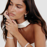 Charlotte Bracelet 2mm - Bright Silver