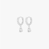 Lou Earrings - Bright Silver