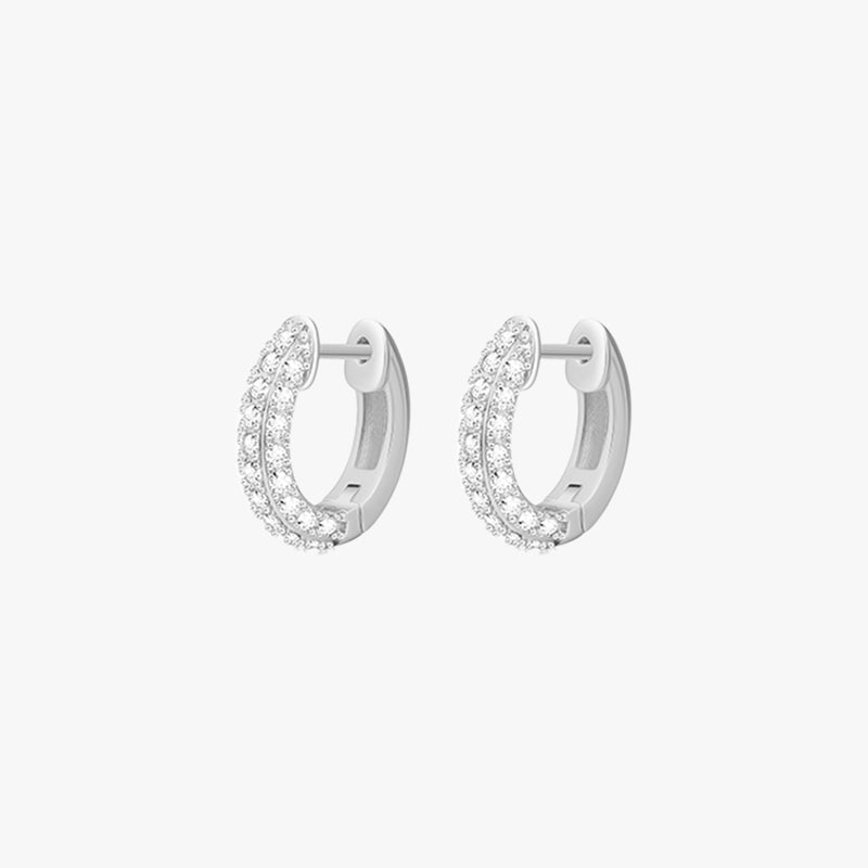Lya Hoops - Silver
