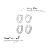 Lya Hoops - Bright Silver