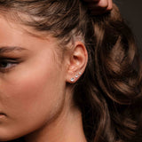 Aoi Studs - Silver