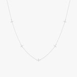 Felicia Necklace Multi - Silver